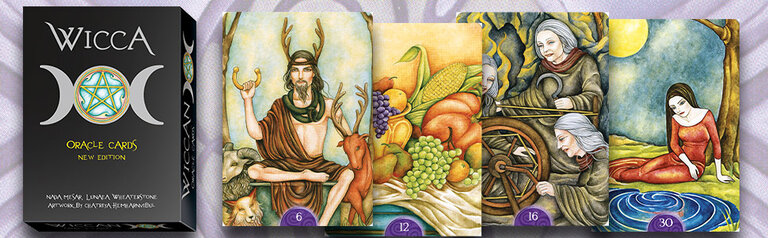 Llewellyn Publications WICCA ORACLE CARDS (32-card deck & 160-page book)