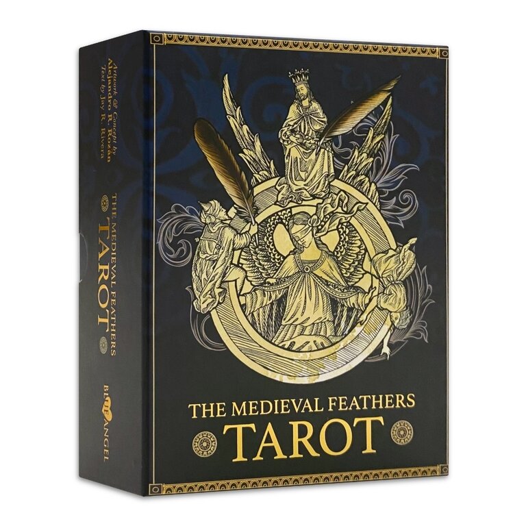 U.S. Games The Medieval Feathers Tarot BOX SET