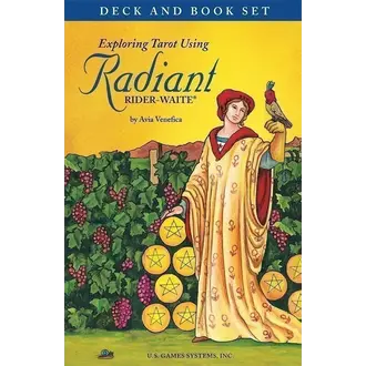 U.S. Games Exploring Tarot Using Radiant Rider-Waite (Deck and Book Set) BOX SET
