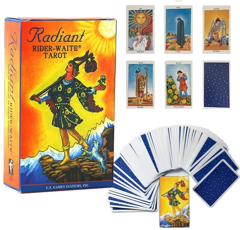 U.S. Games Exploring Tarot Using Radiant Rider-Waite (Deck and Book Set) BOX SET