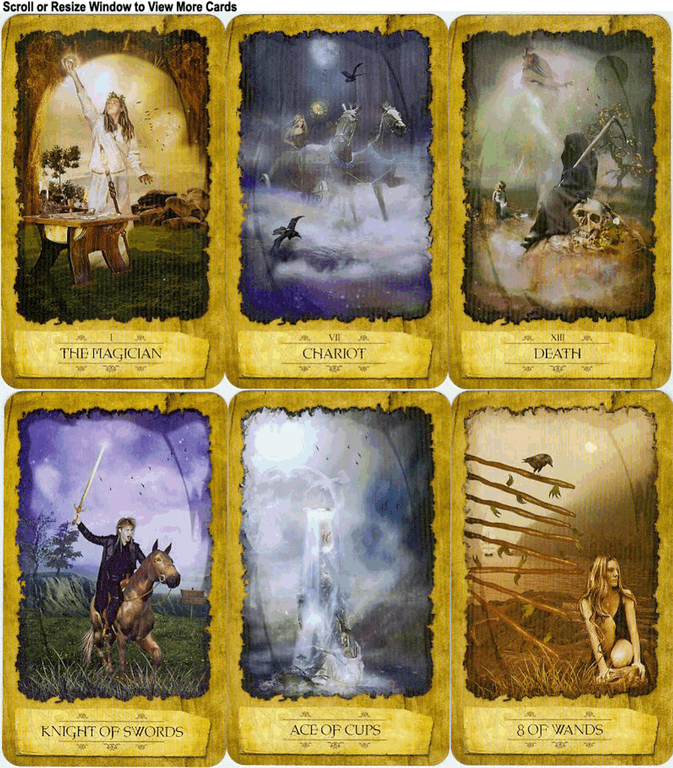 Llewellyn Publications MYSTIC DREAMER TAROT (78-card deck, book & organdy pouch; boxed) BOX SET