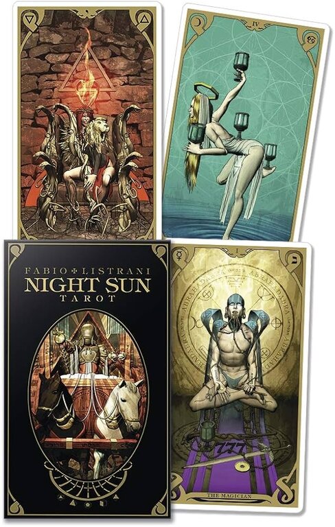 Llewellyn Publications NIGHT SUN TAROT (78-card deck & instruction booklet)