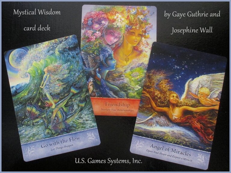 U.S. Games MYSTICAL WISDOM CARD DECK (46-card deck & 64-page guidebook)