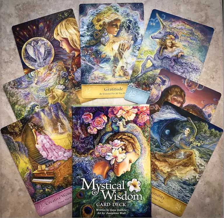 U.S. Games MYSTICAL WISDOM CARD DECK (46-card deck & 64-page guidebook)