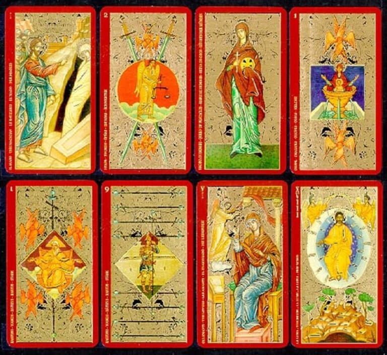 Llewellyn Publications Golden Tarot of the Tsar
