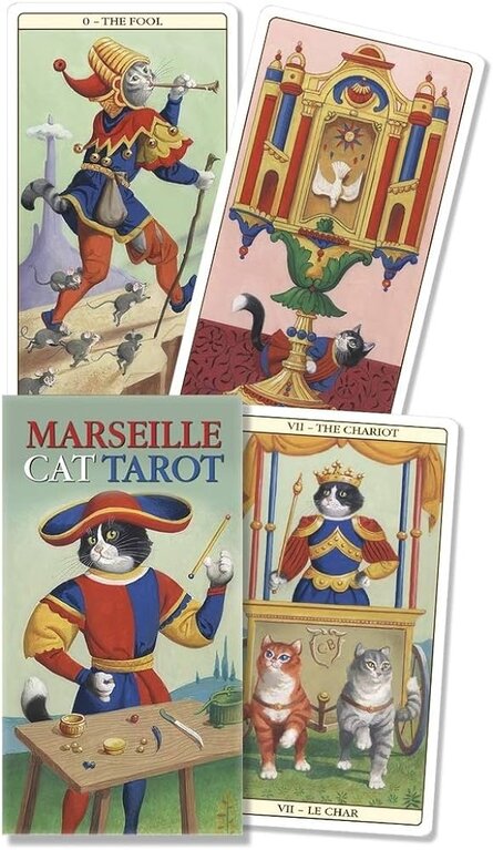 Llewellyn Publications Marseille Cat Tarot