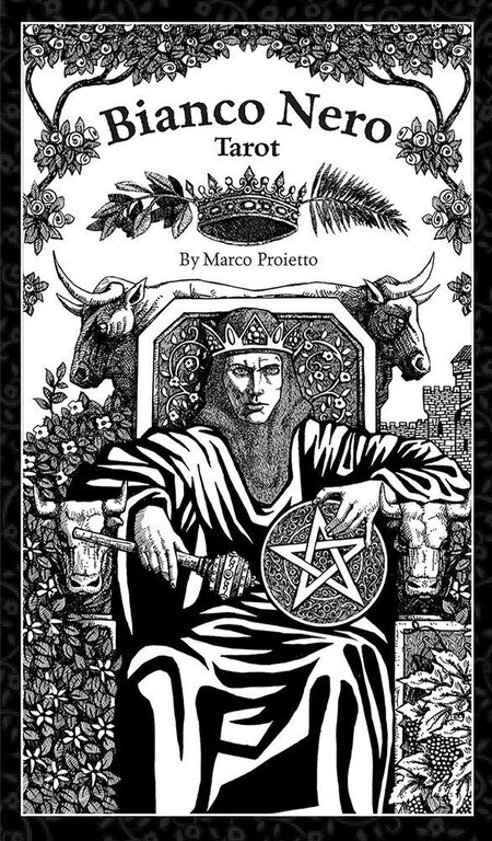 U.S. Games BIANCO NERO TAROT (80-card deck & 64-page booklet)
