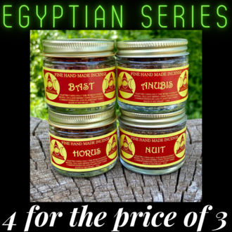 Luna Ignis BOGO Luna Ignis Incense - Egyptian Series (Four for the Price of Three)