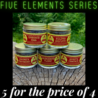 Luna Ignis BOGO Luna Ignis Incense - Five Elements Series (Five for the Price of Four)
