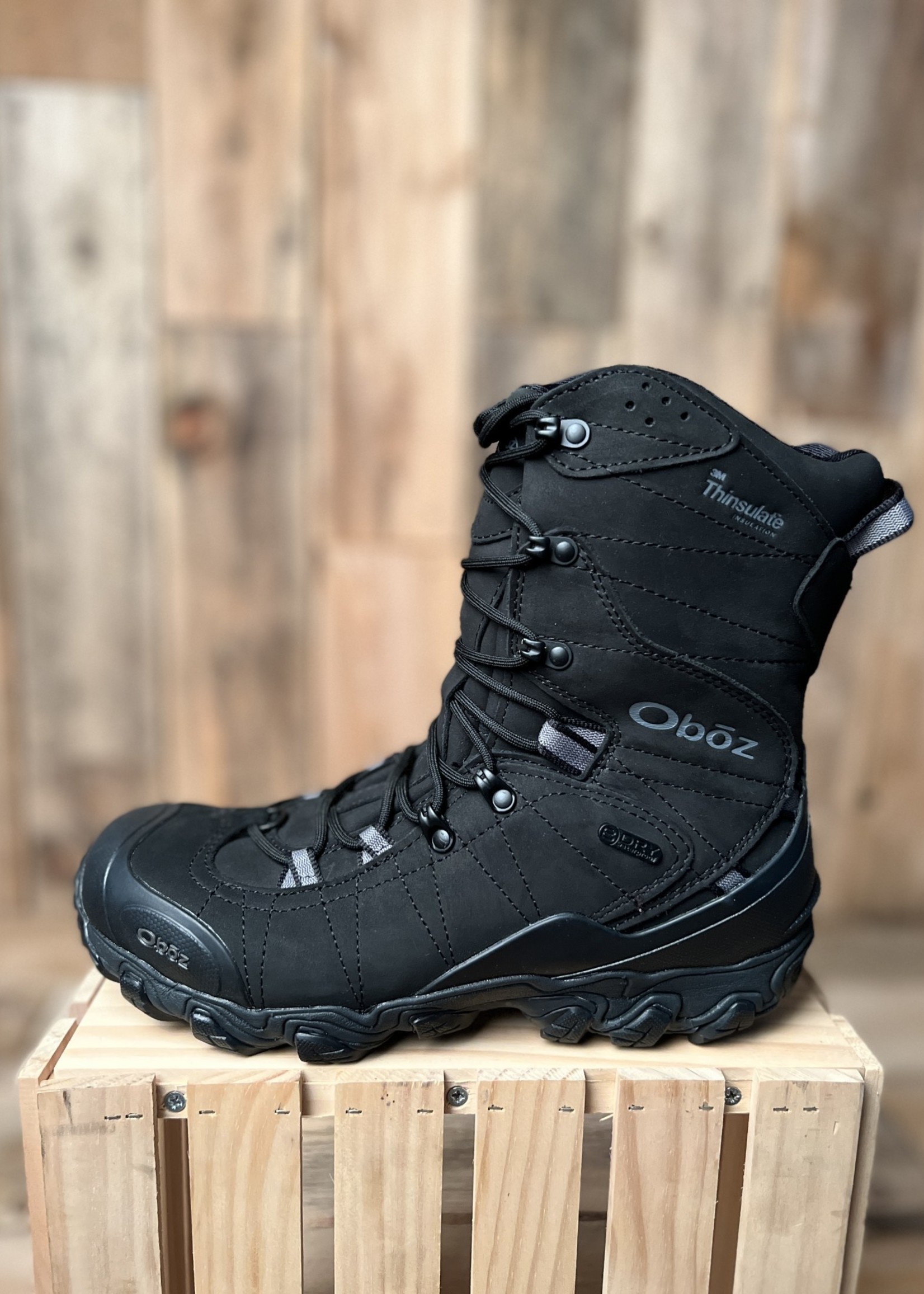 oboz men's bridger 8 insulated waterproof boot