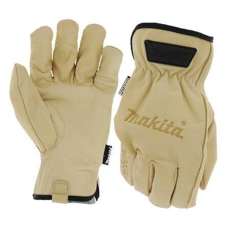 100% GENUINE LEATHER COW DRIVER GLOVES (L)