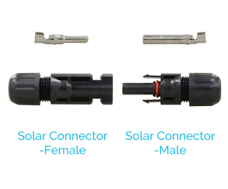 RENOGY Solar Connectors for Solar Panels 5 Pairs Male & Female