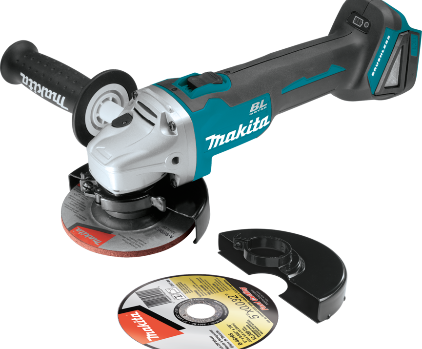 18V LXT® LITHIUM‑ION BRUSHLESS CORDLESS 4‑1/2” / 5" CUT‑OFF/ANGLE GRINDER, TOOL ONLY