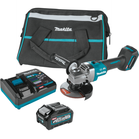 40V MAX 4‐1/2” / 5" ANGLE GRINDER KIT, ELECTRIC BRAKE, NO LOCK‐OFF, LOCK‐ON, B