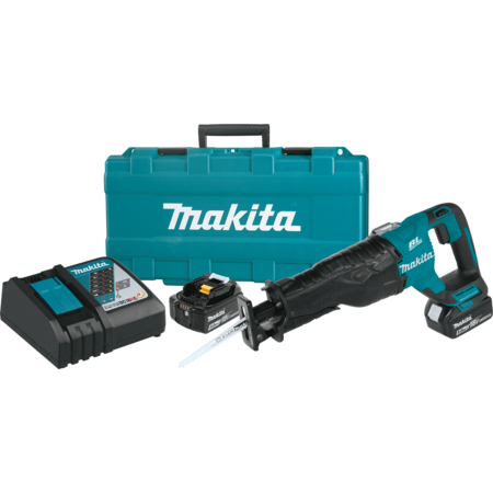 18V RECIPRO SAW KIT, 2‐SPEED, VAR. SPD., TOOL‐LESS BLADE CHANGE, CASE (5.0Ah)