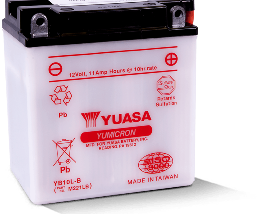 YUASA YB10L-B 12V 11Ah (10HR) (W/O ACID)