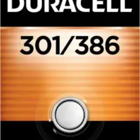 DURACELL 301/386 1.5V BUTTON CELL