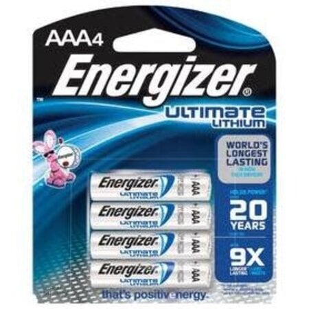 ENERGIZER ULTIMATE LITHIUM AAA BATTERY - 4PK