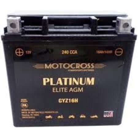 MOTOCROSS GYZ16H (12V 16Ah) 240 CCA