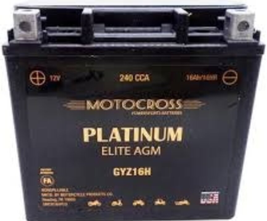 MOTOCROSS GYZ16H (12V 16Ah) 240 CCA