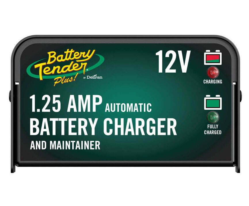 DELTRAN BATTERY TENDER PLUS 12V 1.25A BATTERY CHARGER AND MAINTAINER