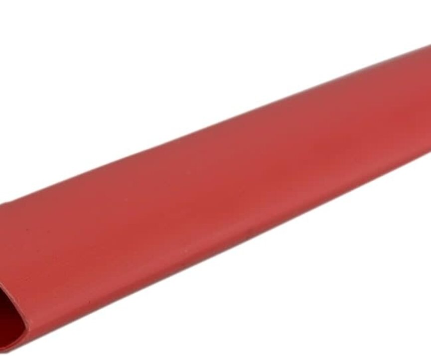 3/8" X 3" HEAT SHRINK / COLOR: RED