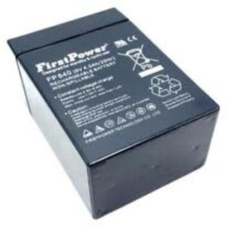 FirstPower 4.0Ah 6v Battery Raplcement