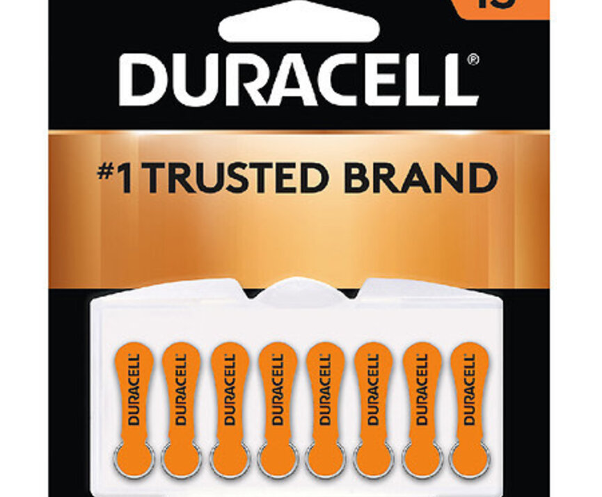 DURACELL Hearing Aid Size 13 Batteries - 8 COUNT