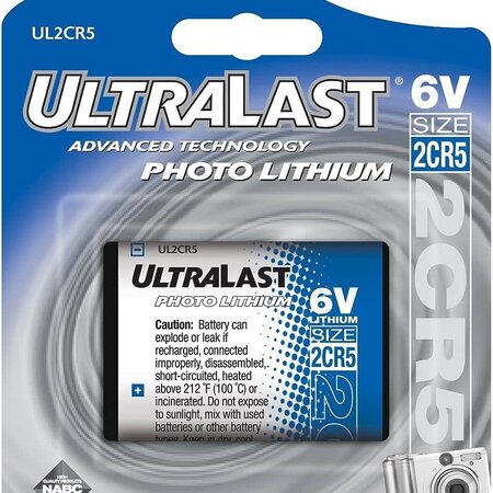 Ultralast 6 volt Photo Lithium battery