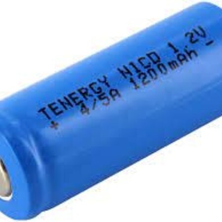 TENERGY 4/5 Nicad rechargeable battery : 1.2 volt 1200mah
