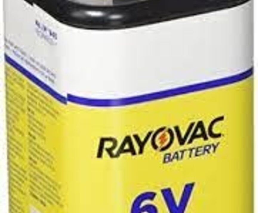 RAYOVAC 6volt GEN PRP Lantern Battery