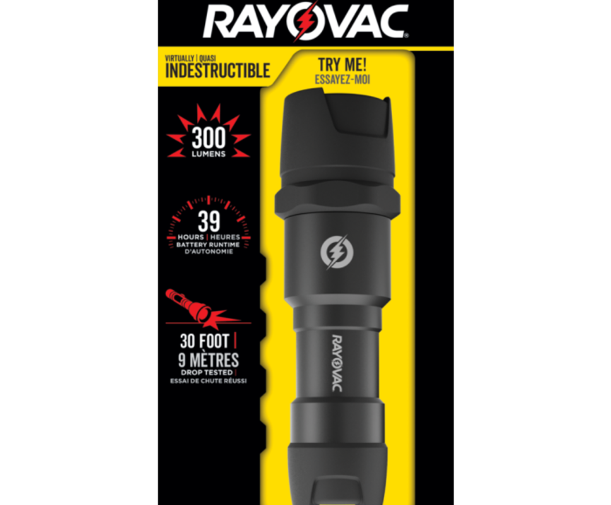 Rayovac Indestructible 300 Lumens