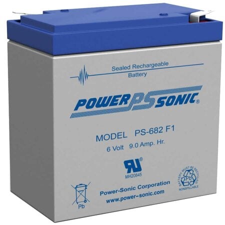 POWER-SONIC PS-682 F1 (6V 9Ah)