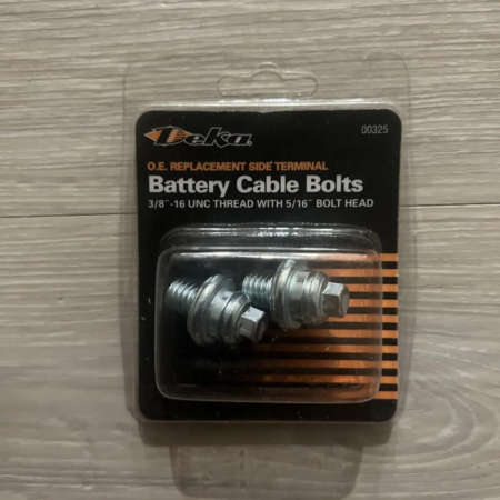 DEKA BATTERY CABLE BOLTS