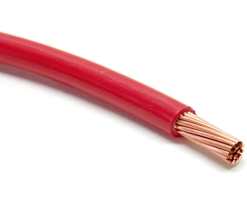 6 GAUGE WIRE /  COLOR: RED  / PRICE: PF