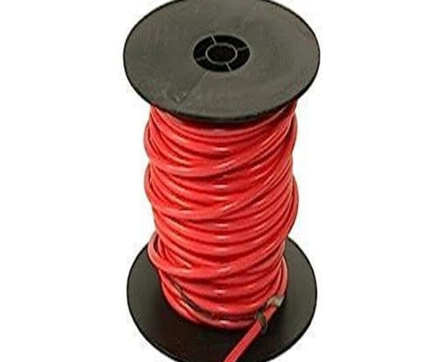 8 GAUGE WIRE /  COLOR: RED  / PRICE: PF
