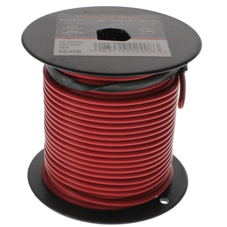 WIRE PRIMARY 12 GAUGE RED Price per foot