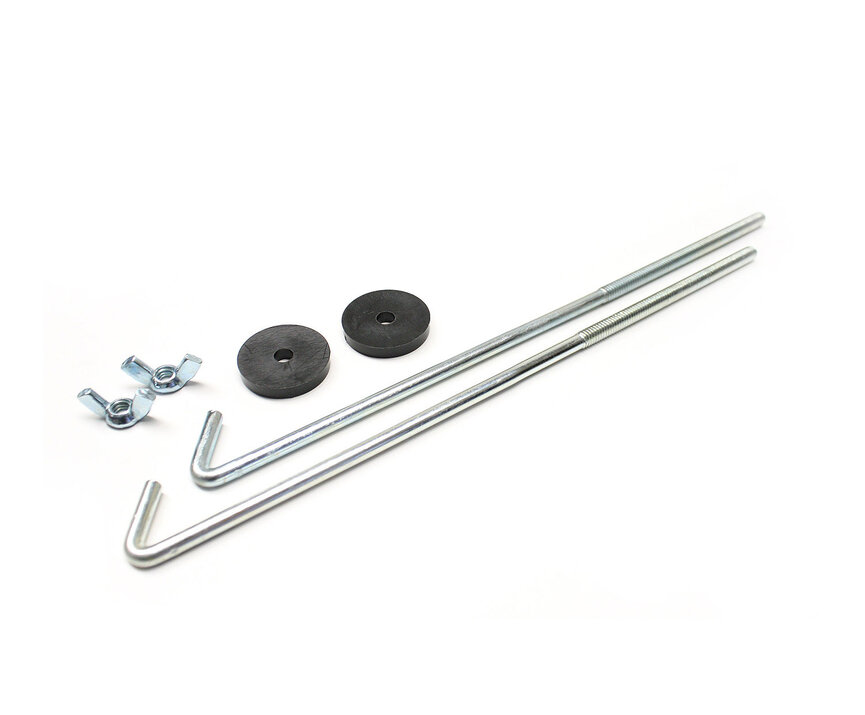 DEKA BATTERY HOLD-DOWN BOLTS 10" L-TYPE