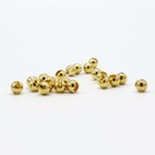 Firehole Stones Slotted Tungsten Beads Gold