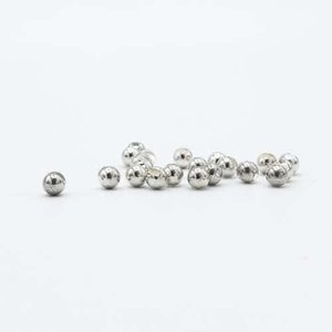 Firehole Stones Slotted Tungsten Beads Sterling Silver