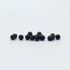 Firehole Stones Slotted Tungsten Beads Matte Black