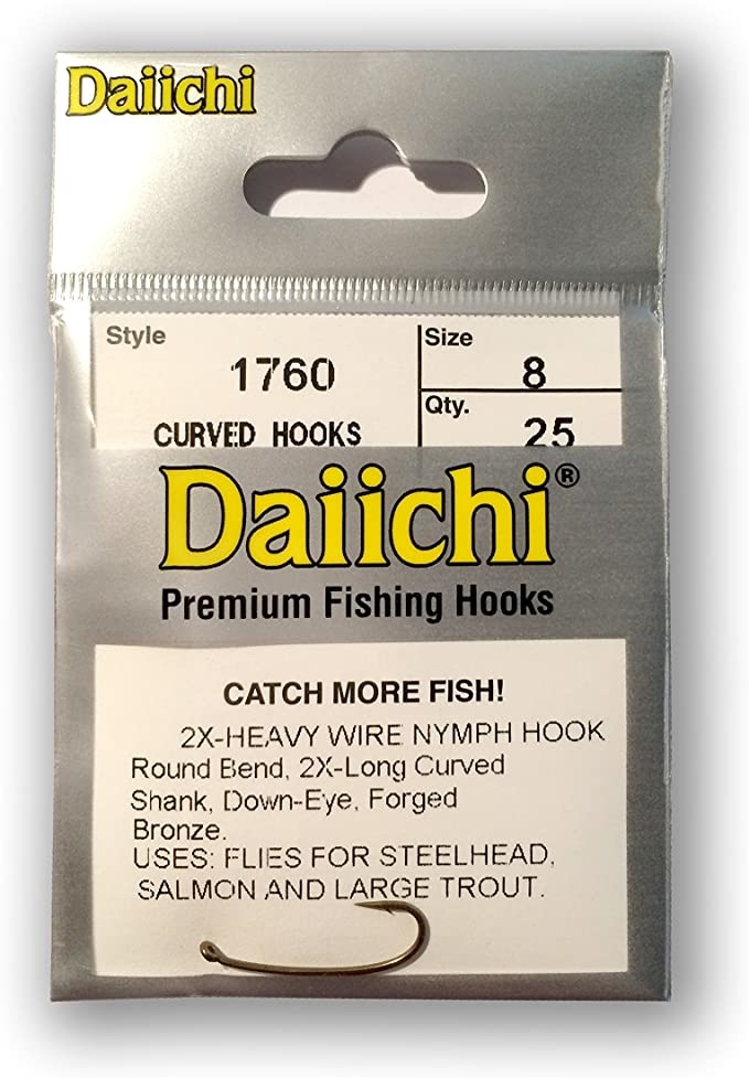 Daiichi 1760 Curved Nymph Hook - Size 10