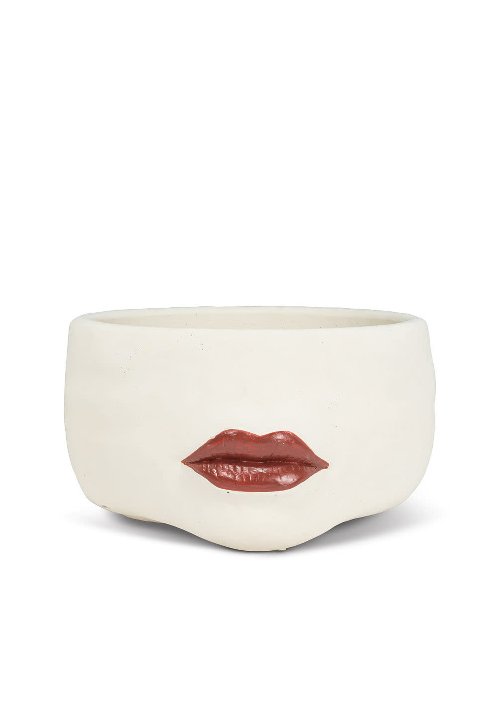 Low Red Lip Planter