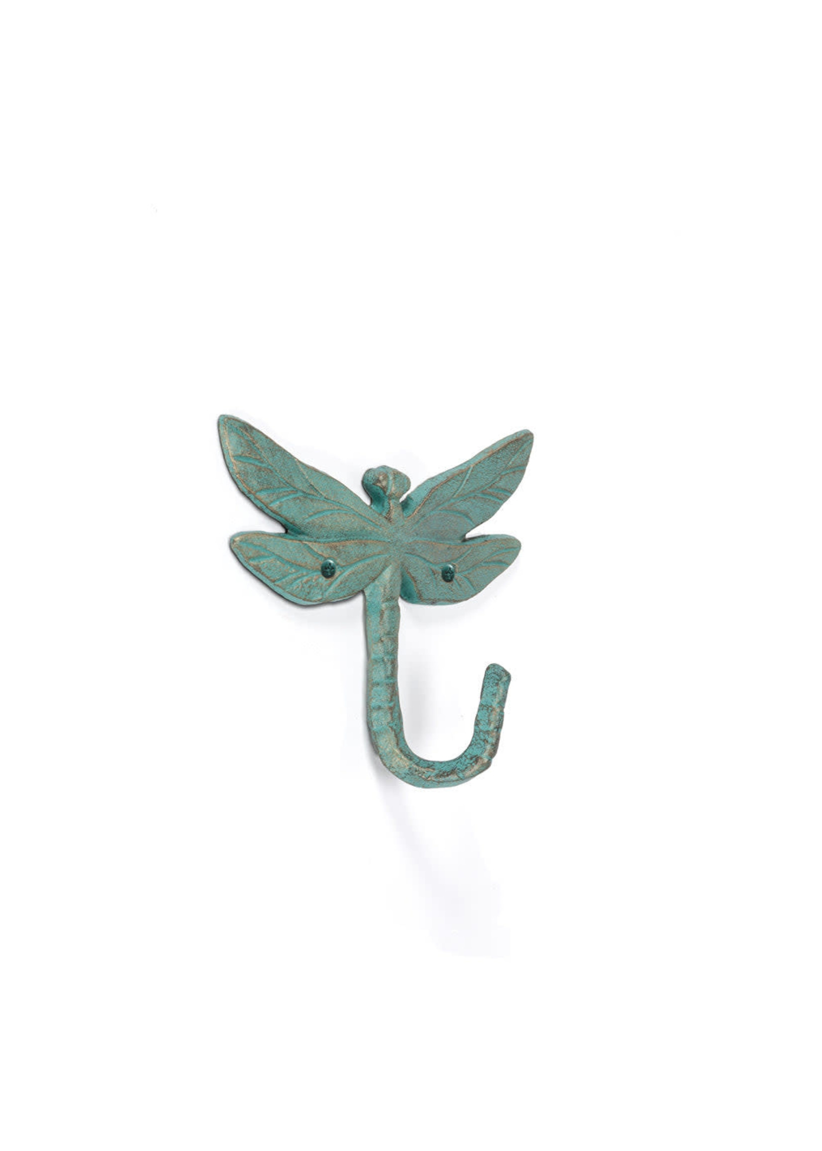 Cast Iron Dragonfly Hook Green Nostalgia