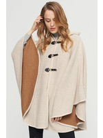 Beige Cape with Hood