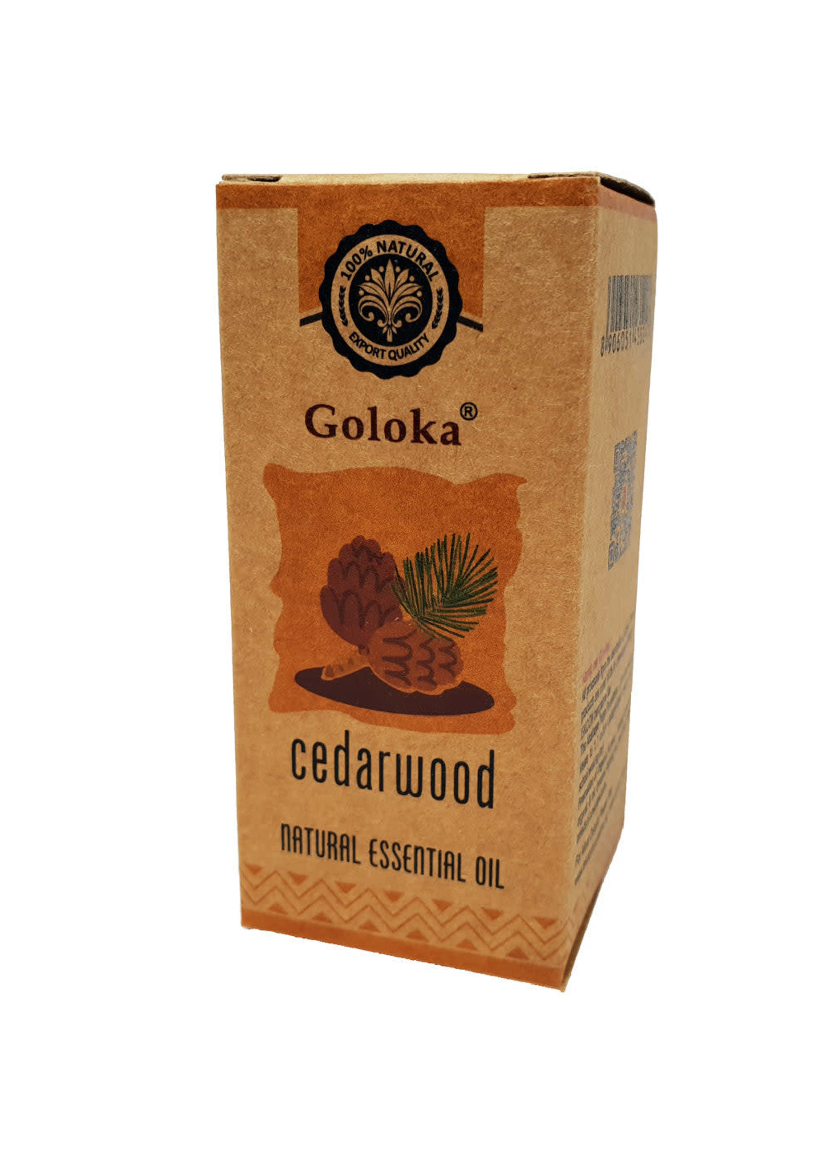 Goloka Pure Cedarwood Essential Oil