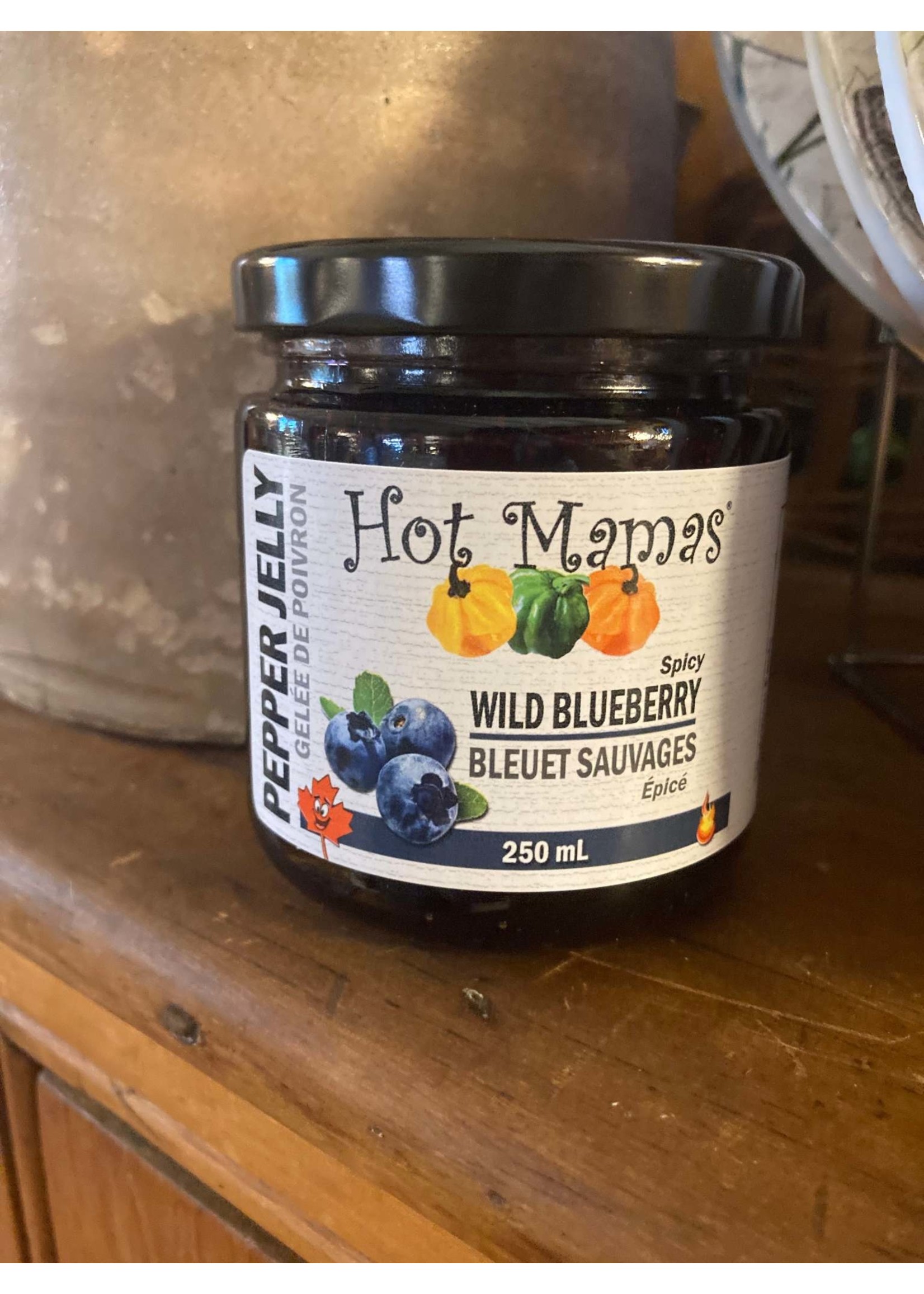 Hot Mamas Wild Blueberry Pepper Jelly