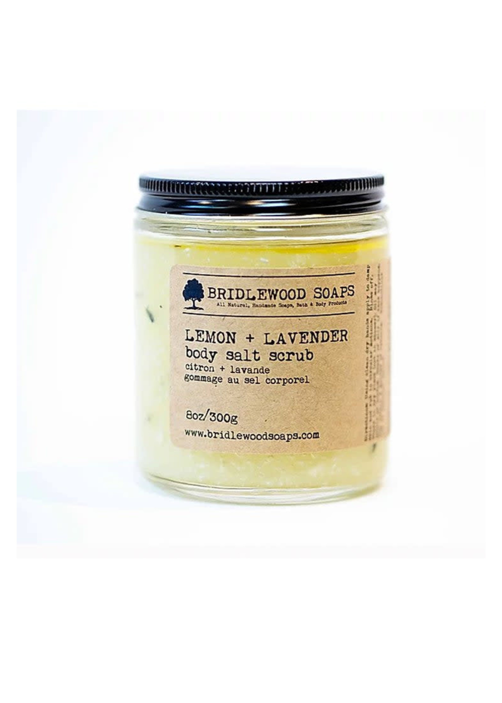 Bridlewood Soaps Lemon & Lavender Body Salt Scrub