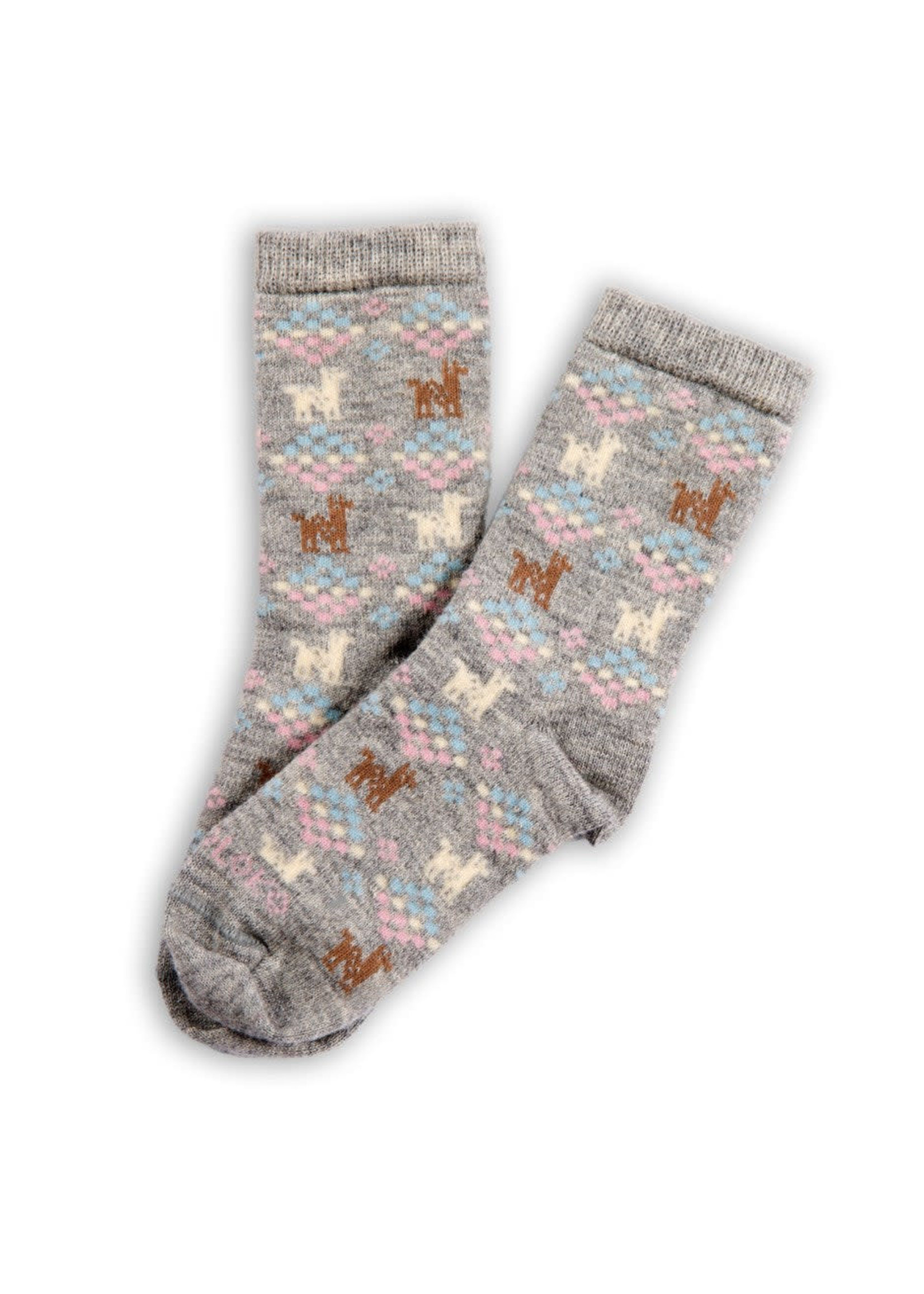 Pokoloko Polygon Alpaca Socks Small/Medium