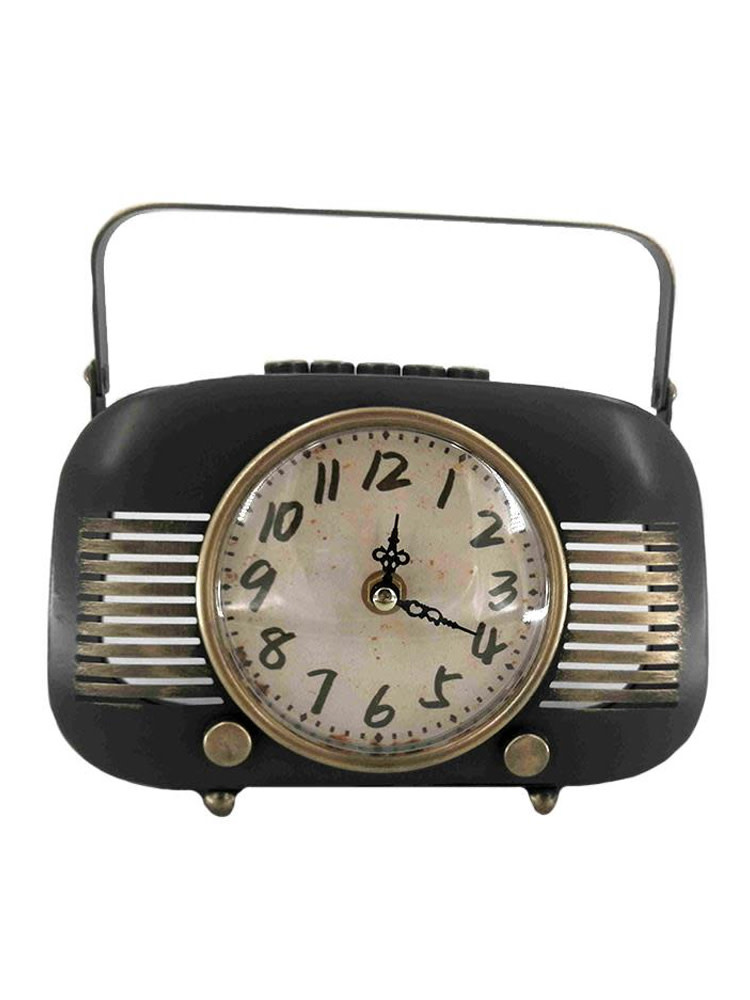 Retro Radio Clock Nostalgia